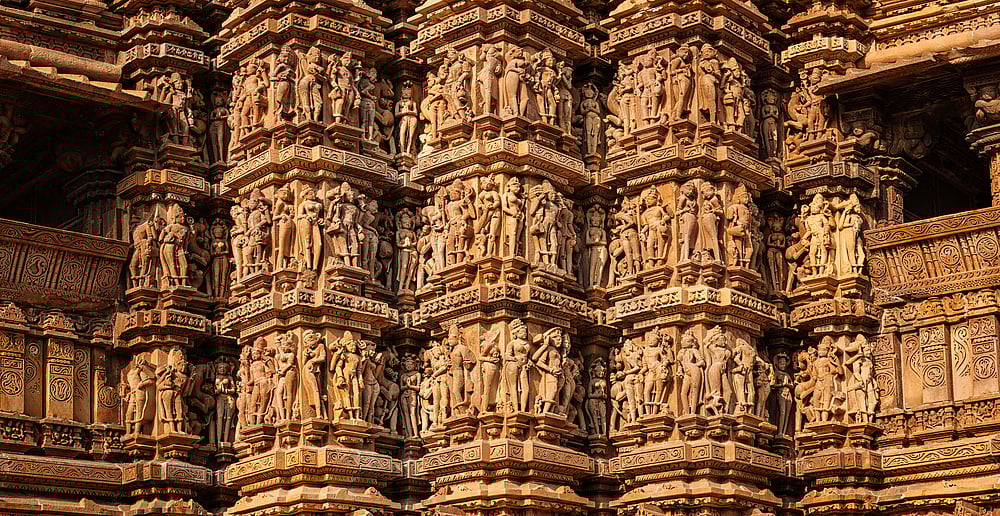 Stone carvings, Khajuraho     Photo credit Dmitry Rukhlenko/Shutterstock