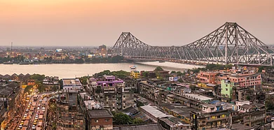 Howrah bridge in Kolkata