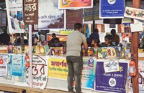 The Little Magazine stalls at the 2022 Boi Mela