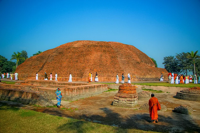 The Ramabhar Stupa in Kushinagar