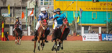 A game of Manipuri polo