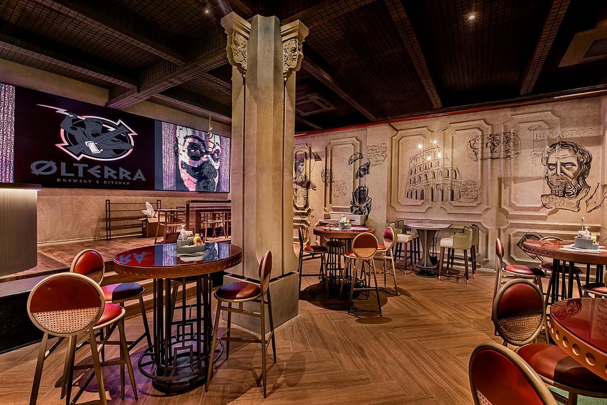 This Greek themed restaurant is one of the newest fine dining addresses on Park Street, Kolkata