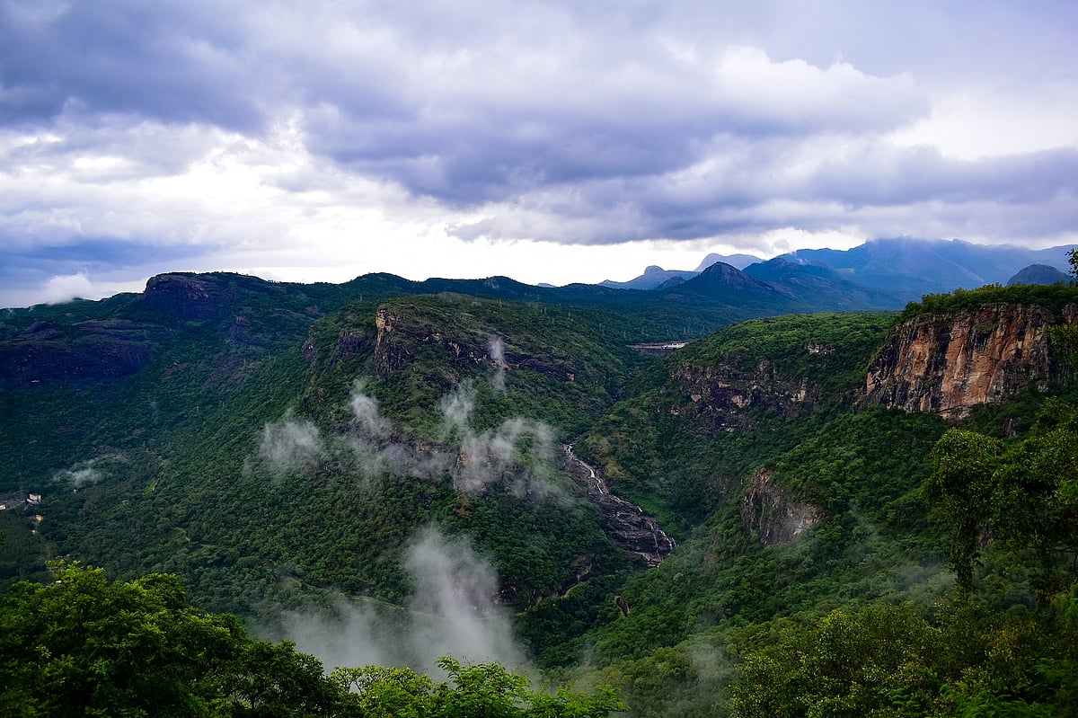 The beautiful hill station of Pollachi