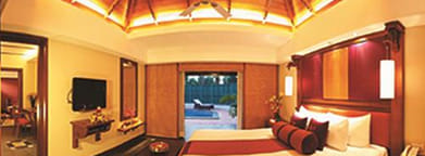 Interiors of a room at Radisson Blu Resort Temple Bay, Mamallapuram