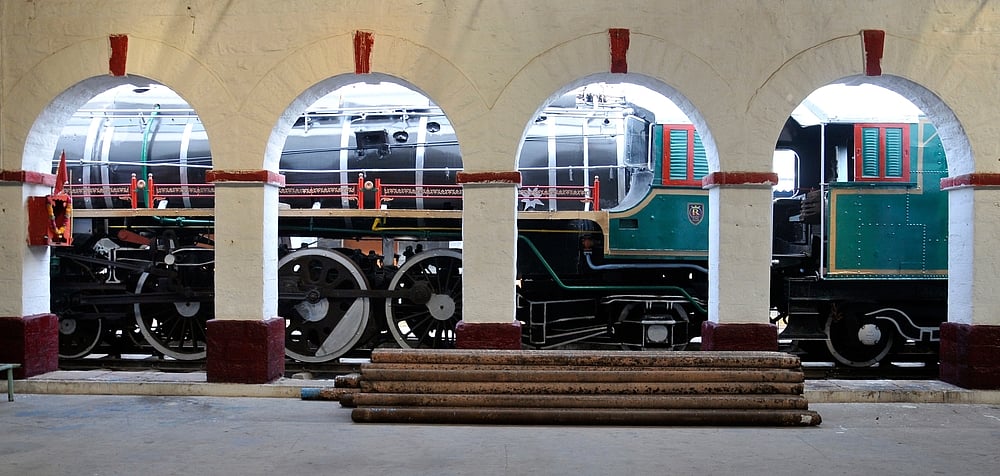 Rewari Heritage Shed Taking Care Of Steam Locomotives