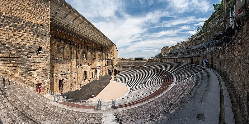 Roman Theatre of Orange. Photo credit Wikimedia Commons