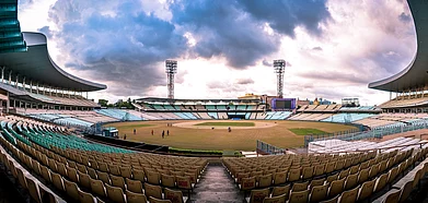 A view of Eden Garden stadium in Kolkata