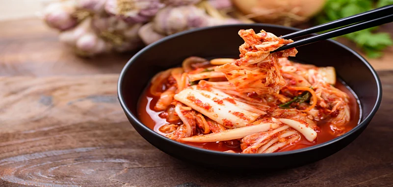 Koreas popular side-dish, Kimchi