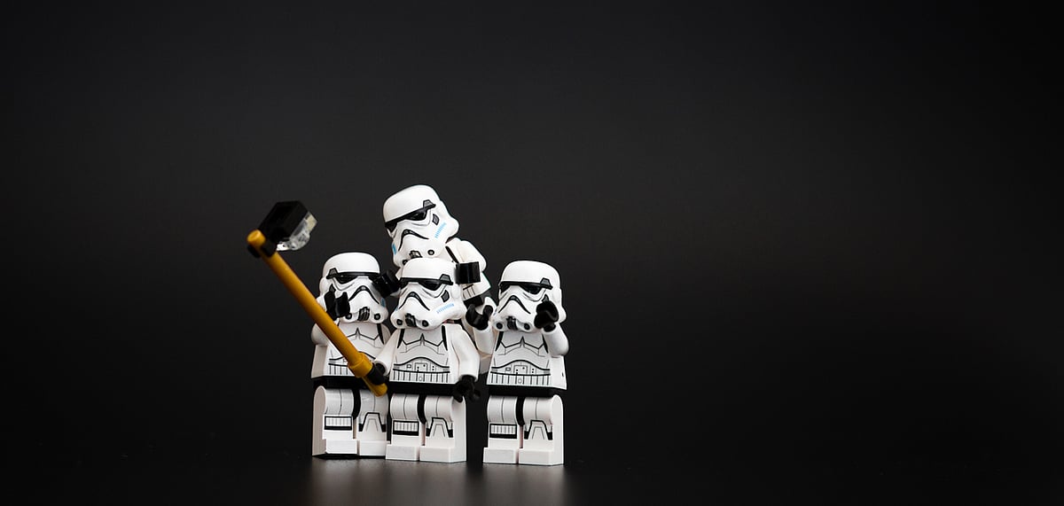 A whimsical take on the iconic Storm Troopers of Star Wars 