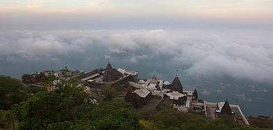 The 10,000 steps to the Girnar hill top brings you to this stunning view