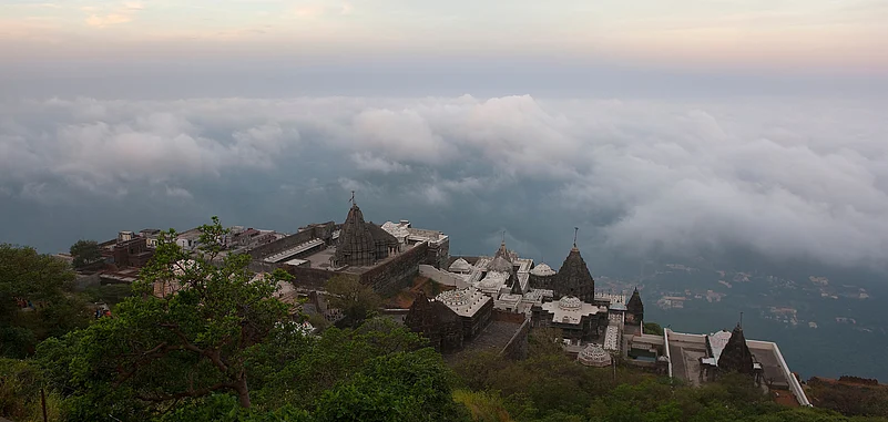 The 10,000 steps to the Girnar hill top brings you to this stunning view