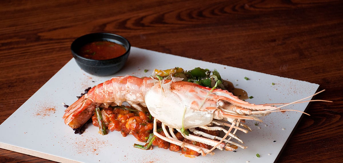 Tiger Prawns at the Fatty Bao Kolkata