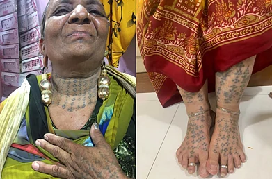 India Ink Archive : Shomil hopes to collect information on Indias indigenous tattoos