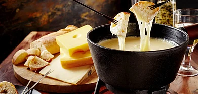 Swiss fondue. Credit Shutterstock