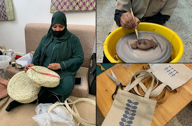 Alula's first art and design centre aims to promote traditional crafts of the region - Madrasat Addeerah