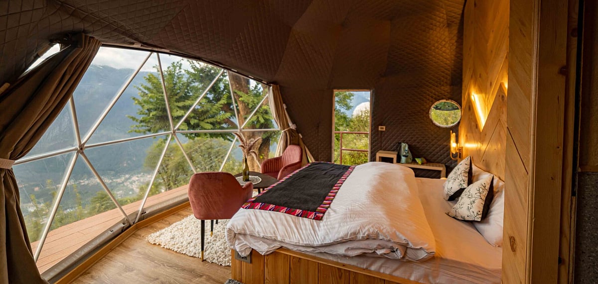 GlampEco is known for its geodesic domes