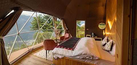 GlampEco is known for its geodesic domes