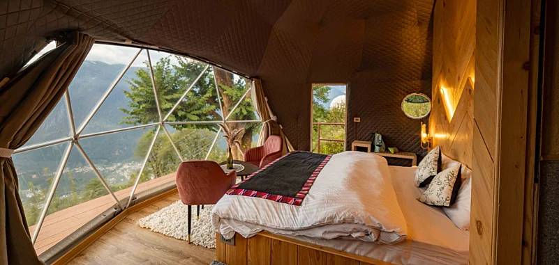 GlampEco is known for its geodesic domes