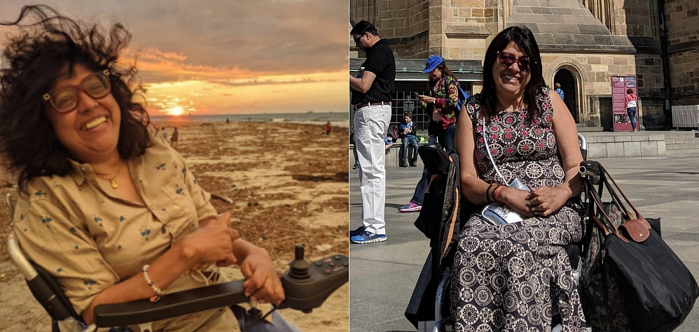 Parvinder Chawla travels the world on her wheelchair