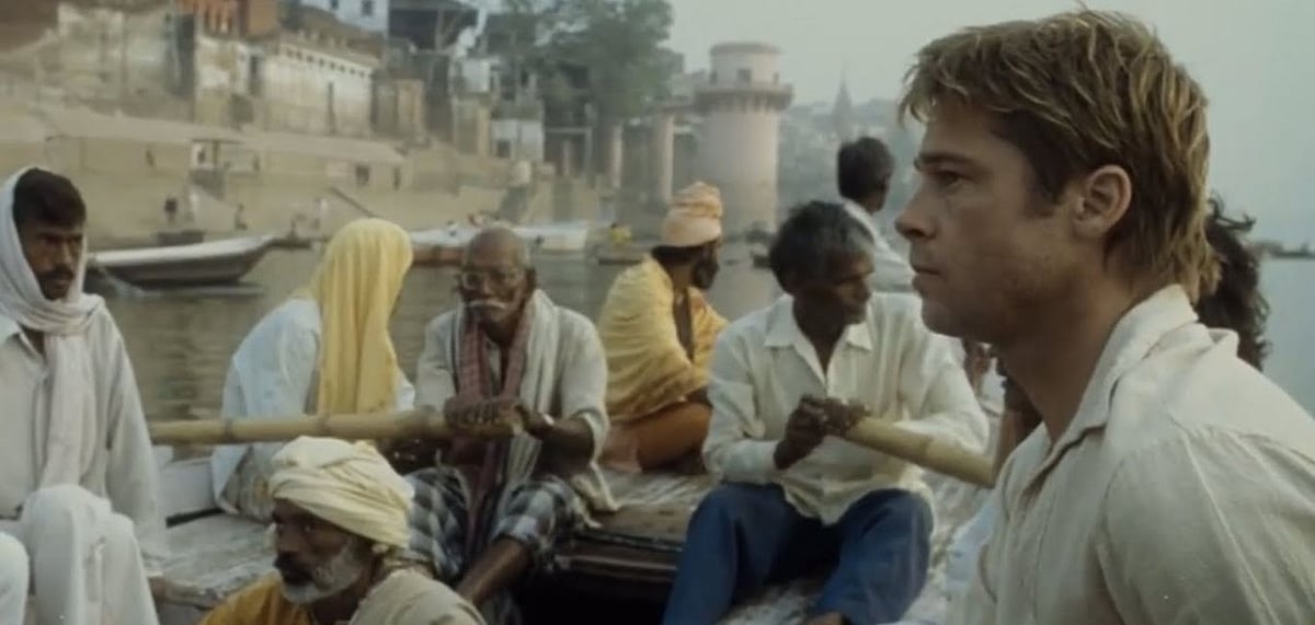 This David Fincher masterpiece starring Brad Pitt was shot on the Assi ghat of Varanasi