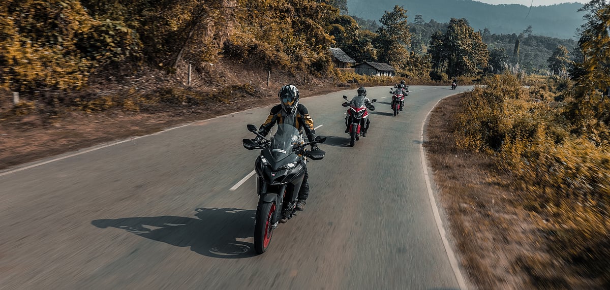 Four well-known women riders from India took part in a four-day biking excursion. Photo Credit Arunachal Tourism 
