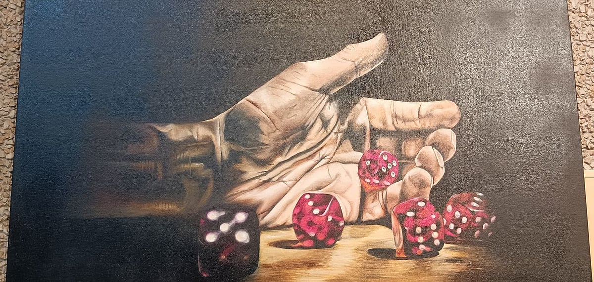 The paintings will evoke a sense of serenity as you look into them. Credit Antara Chatterjee