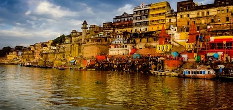 The ghats at Prayagraj, also known as Allahabad