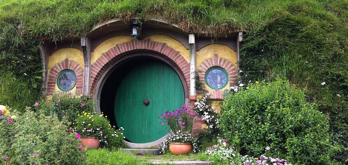 This village was built especially for the shooting of the movies and still gets hundreds of tourists every year. Credit Wikimedia Commons