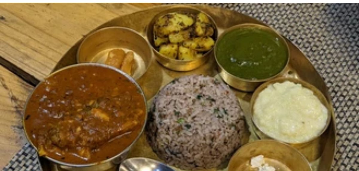 Kumaoni raita is infused with mustard oil and mustard seeds  