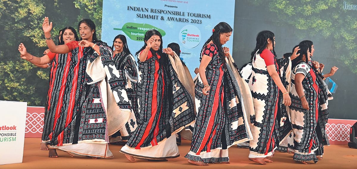 The event was embraced with a heartwarming folk dance by the ladies of the village of Tarnarmandu