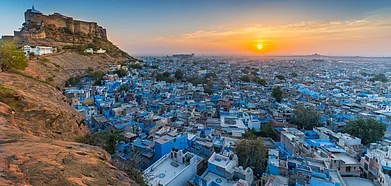 Mehrangarh Fort against the Jodhpur skyline