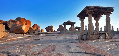 The ruins of Hampi