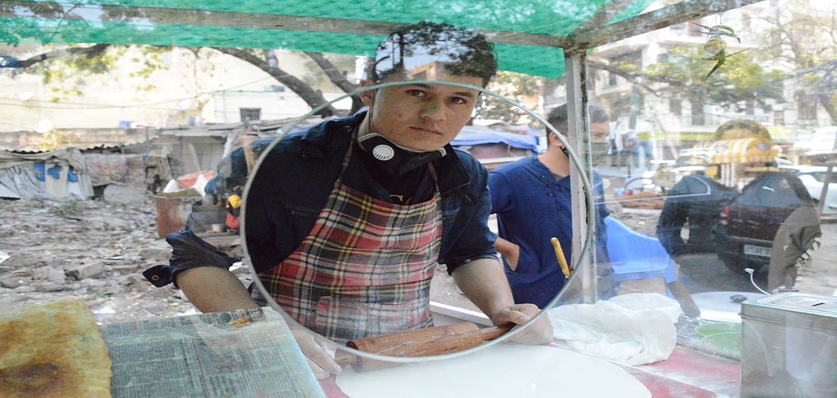 A Street-food Vendor In Delhis Mini Kabul 