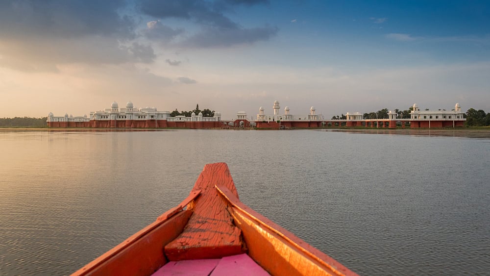 A majestic view of Neer Mahal