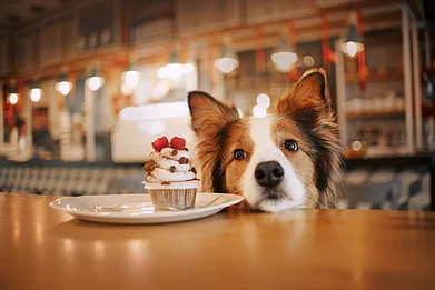 Delhi NCR has many pet-friendly cafes, with an exclusive menu for your furry friend