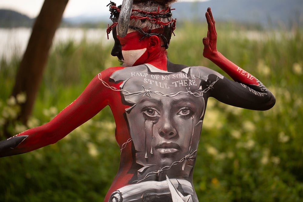 Imagination is key at the World Body Painting Festival held every year in Australia                                                         TinoFotografie/Shutterstock