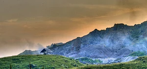 Wikimedia Commons : View of the Cherrapunji hills