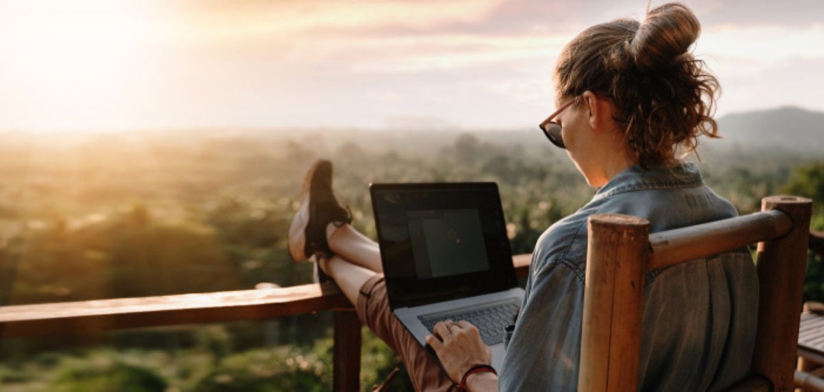 Numerous individuals have relocated to far-off regions of the world and working remotely. Credit Shutterstock