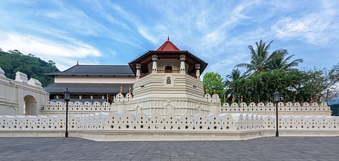 Temple of the Sacred Tooth Relic at Kandy, Sri Lanka