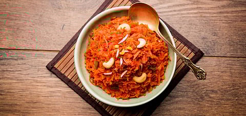 Gajar ka halwa is a quintessential winter delicacy in India