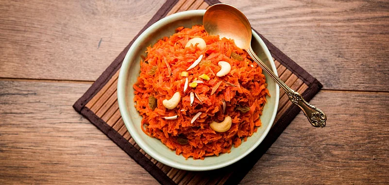 Gajar ka halwa is a quintessential winter delicacy in India