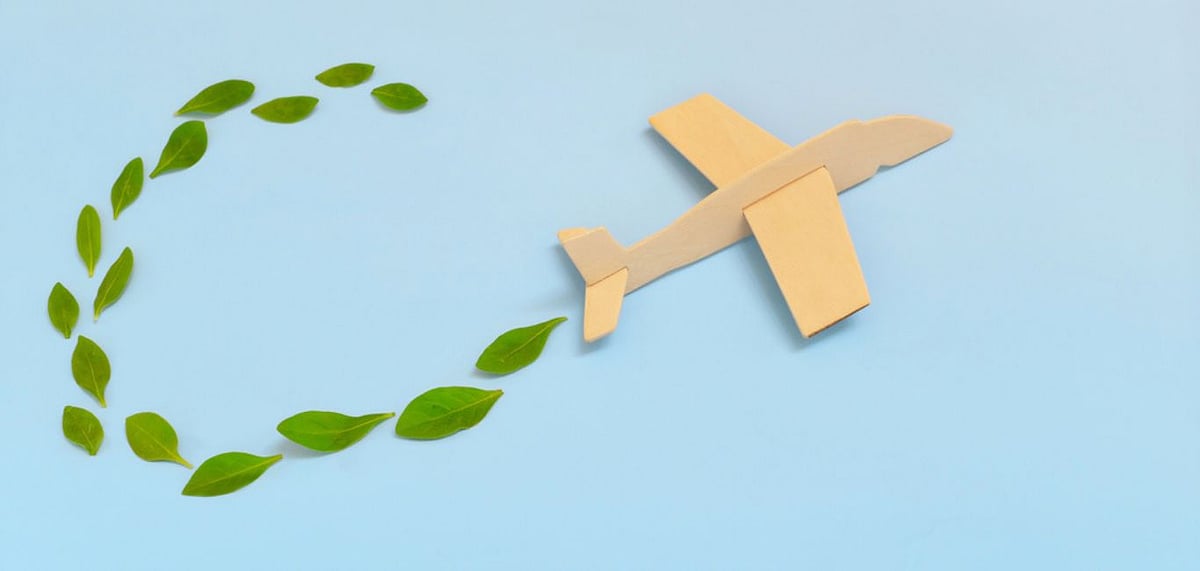 Many airlines opting for sustainable practices. Credit Shutterstock