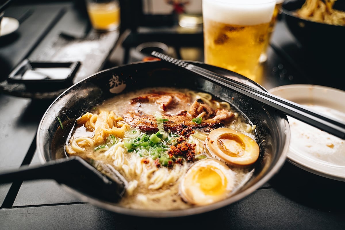 Ramen bowl with half-boiled eggs. Credits Deigo Lozano, Unsplash