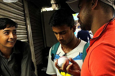 Few things give as much pleasure as handling a new leather ball