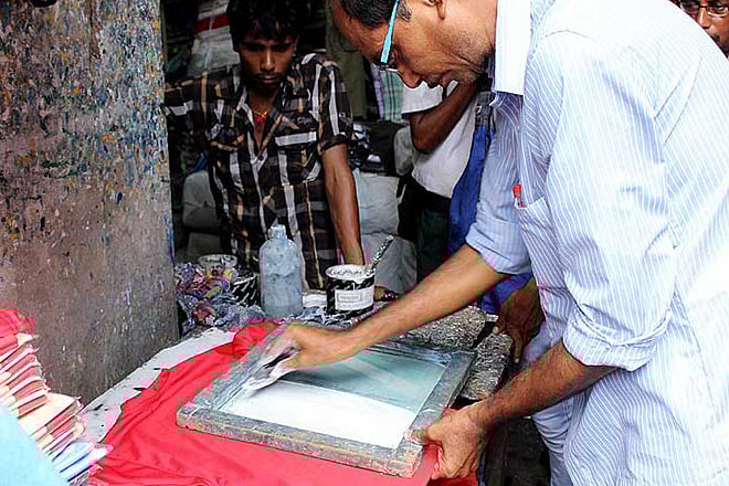 A jersey in the making