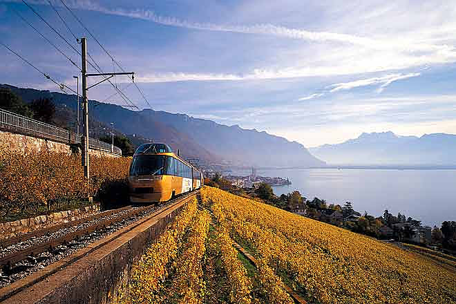 Train journey Paris to the Alps