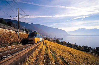 Train journey Paris to the Alps