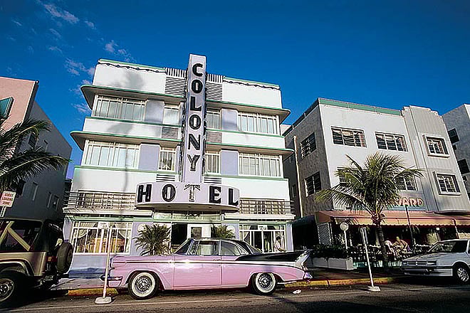 USA Art Deco District of Miami