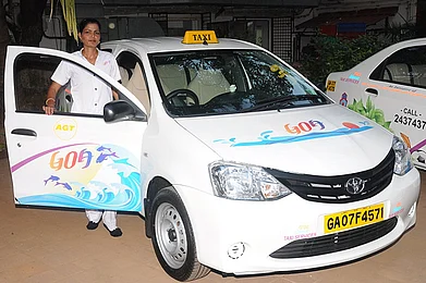 Goa gets a new women--s taxi service