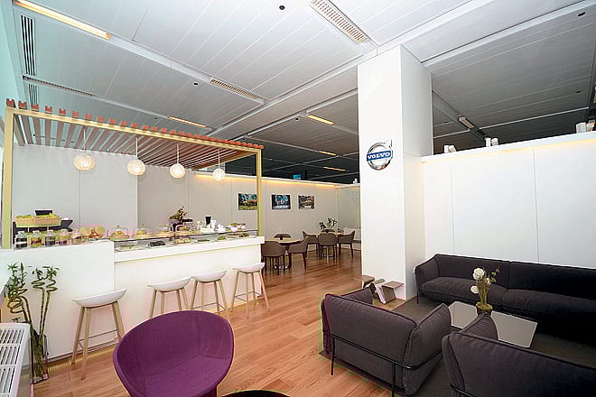 The Volvo Lounge at Terminal 3, New Delhi--s IGI Airport